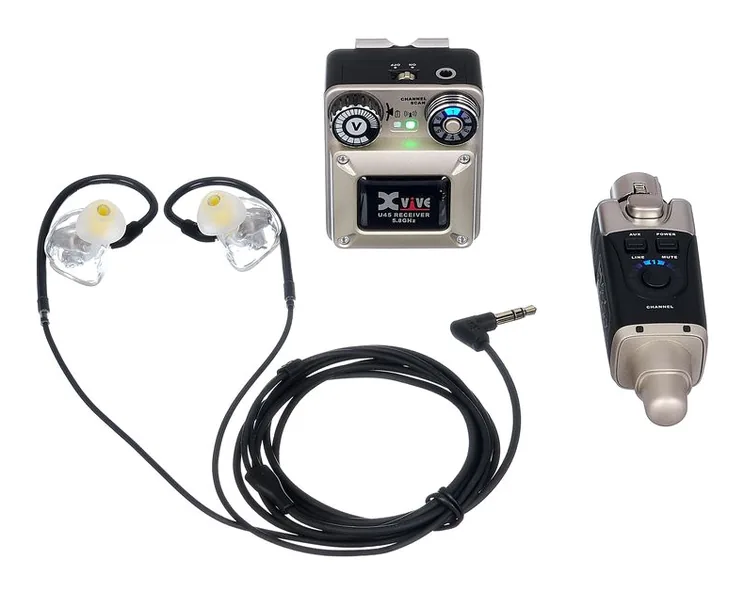 XVive U45T9 In-Ear Monitor Bundle T9, vue de face, photo 2