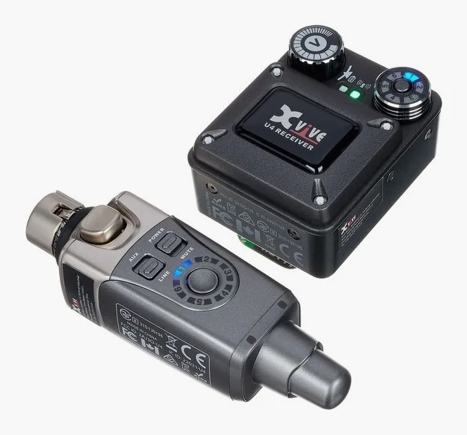 XVive U4T9 In-Ear Monitor Bundle, vue de profil, photo 2