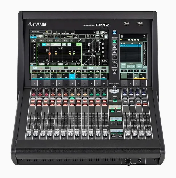 Yamaha DM7 Compact, face arrière et connectique, photo 2