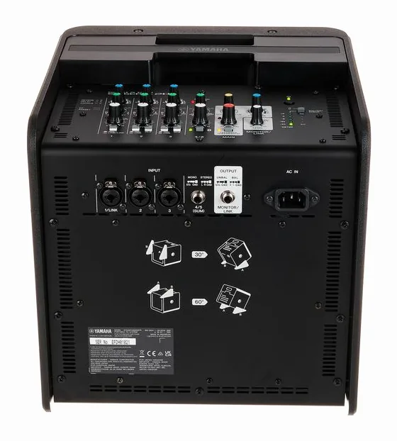 Yamaha Stagepas 200, vue de trois quarts, photo 4